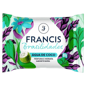 34336 SABONETE FRANCIS BRASILIDADE AGUA DE COCO 80G